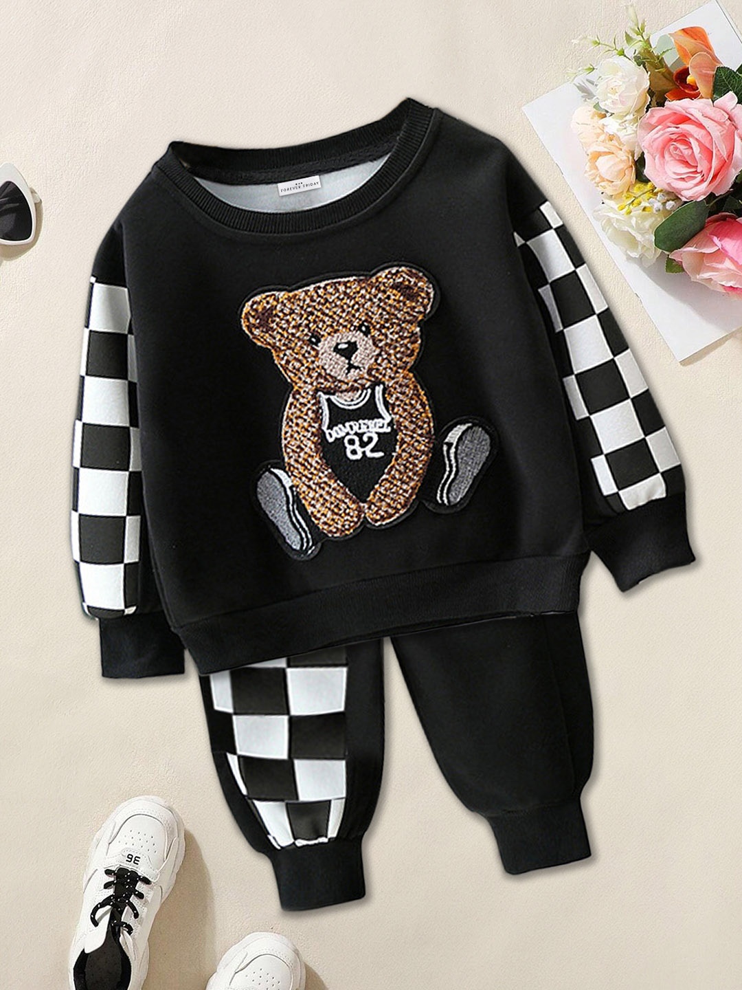 

FOREVER FRIDAY Boys Printed, Black