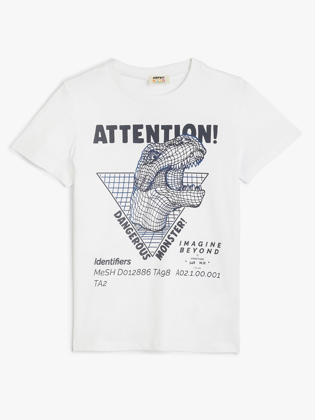 

Koton Boys Printed T-shirt, White