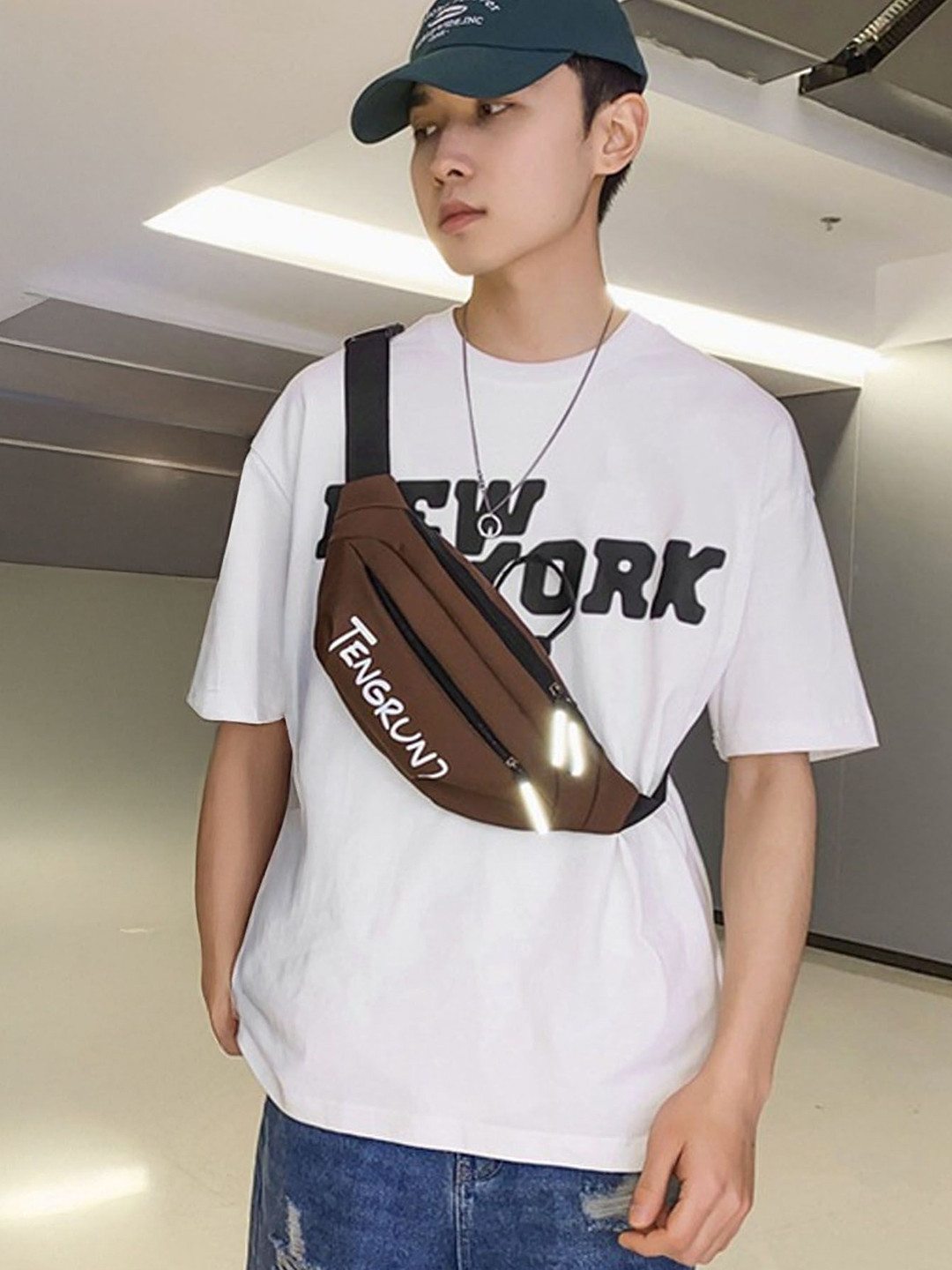 

StyleCast Checked Fanny Pack, Na