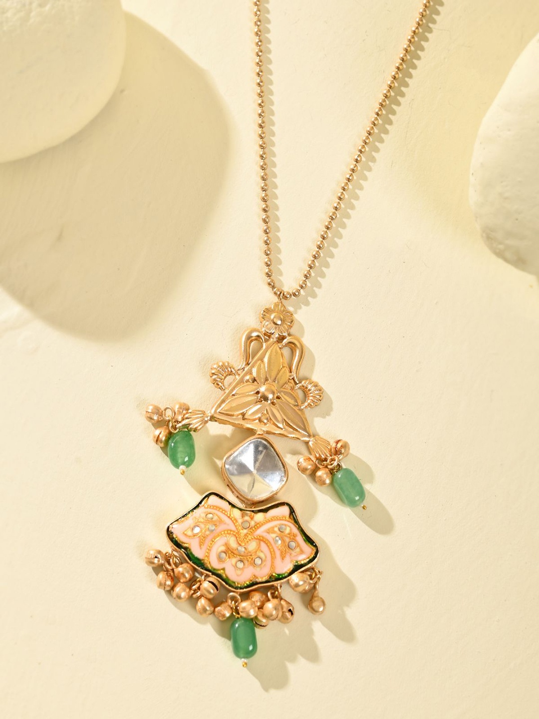 

DASTOOR Gold-Plated Geometric Designer Pendant