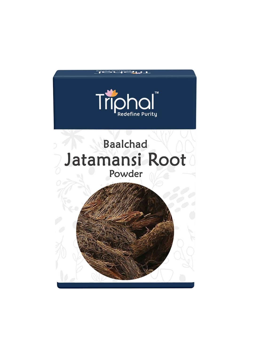 

Triphal Natural & Pure Edible Grade Jatamansi Powder- 100 g, Blue