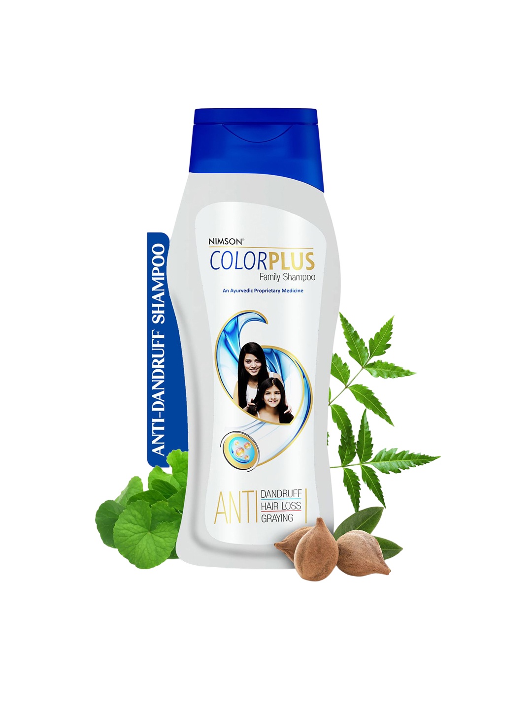 

Nimson Color Plus Family Shampoo For Strong & Long Hair - 450 ml, Blue