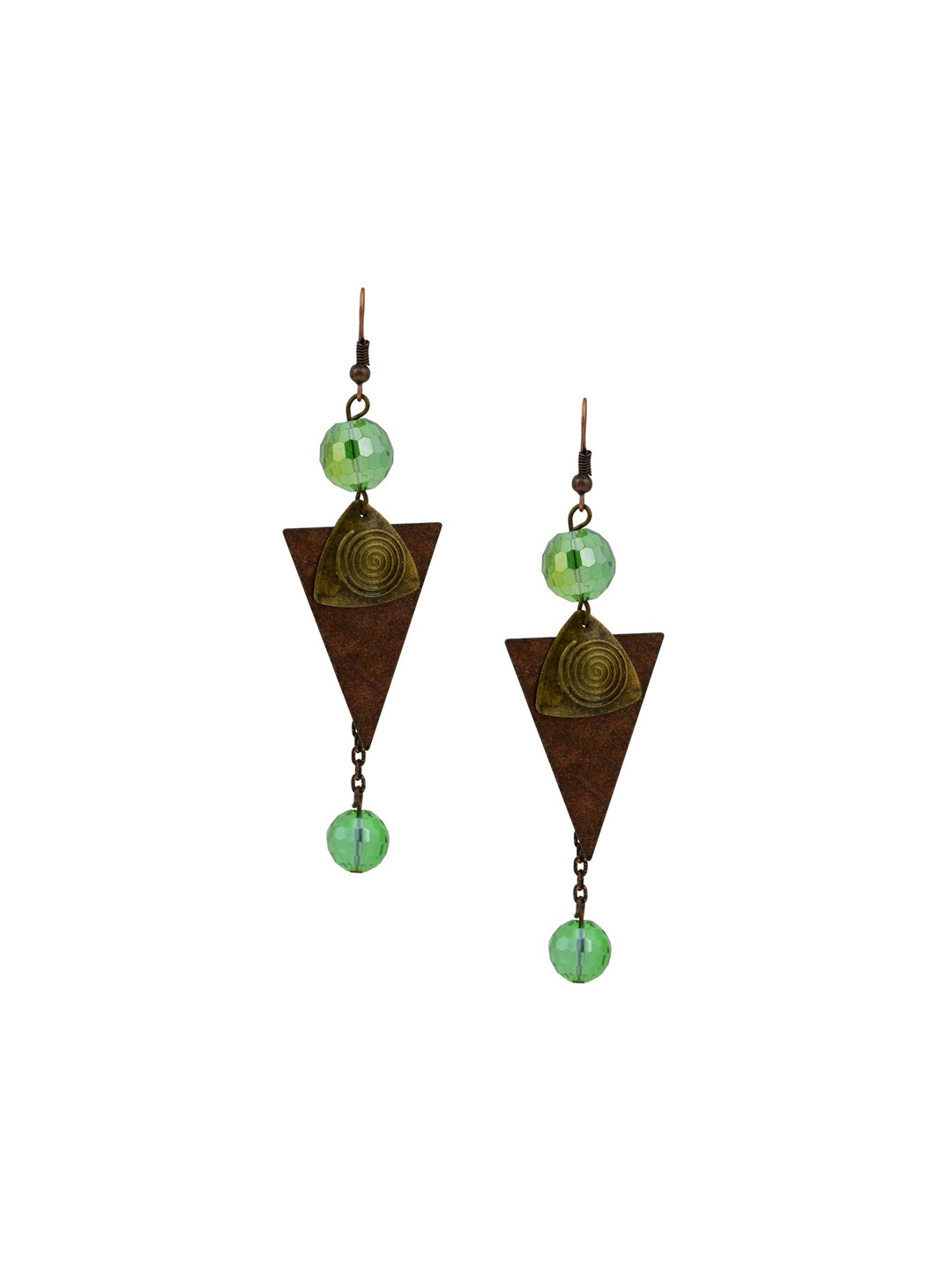 

HIGH TRENDZ Contemporary Drop Earrings, Metallic