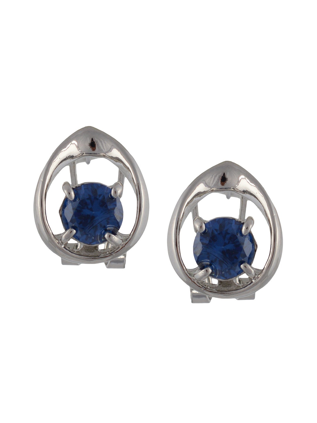 

HIGH TRENDZ Contemporary Half Hoop Earrings, Silver