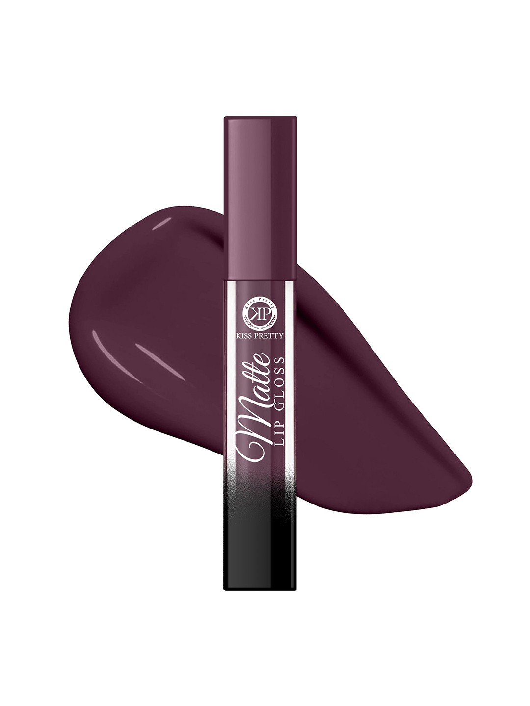 

Kiss pretty Matte Lip Gloss Long Lasting & Non Transfer Liquid Lipstick - 6 g - Mine Wine, Purple