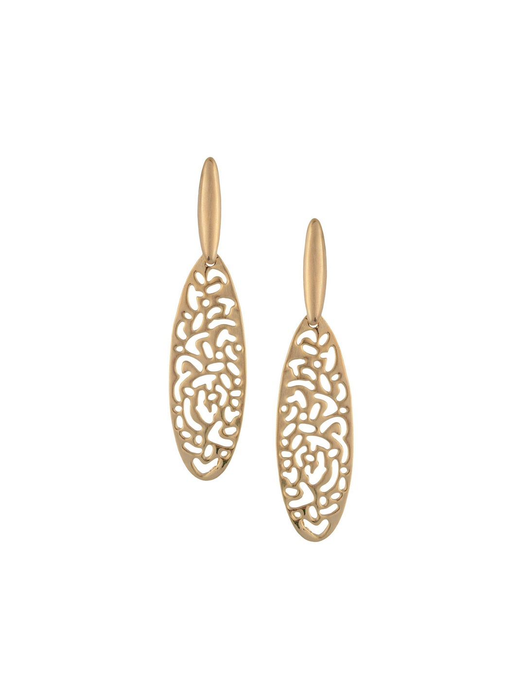 

HIGH TRENDZ Contemporary Drop Earrings, Gold