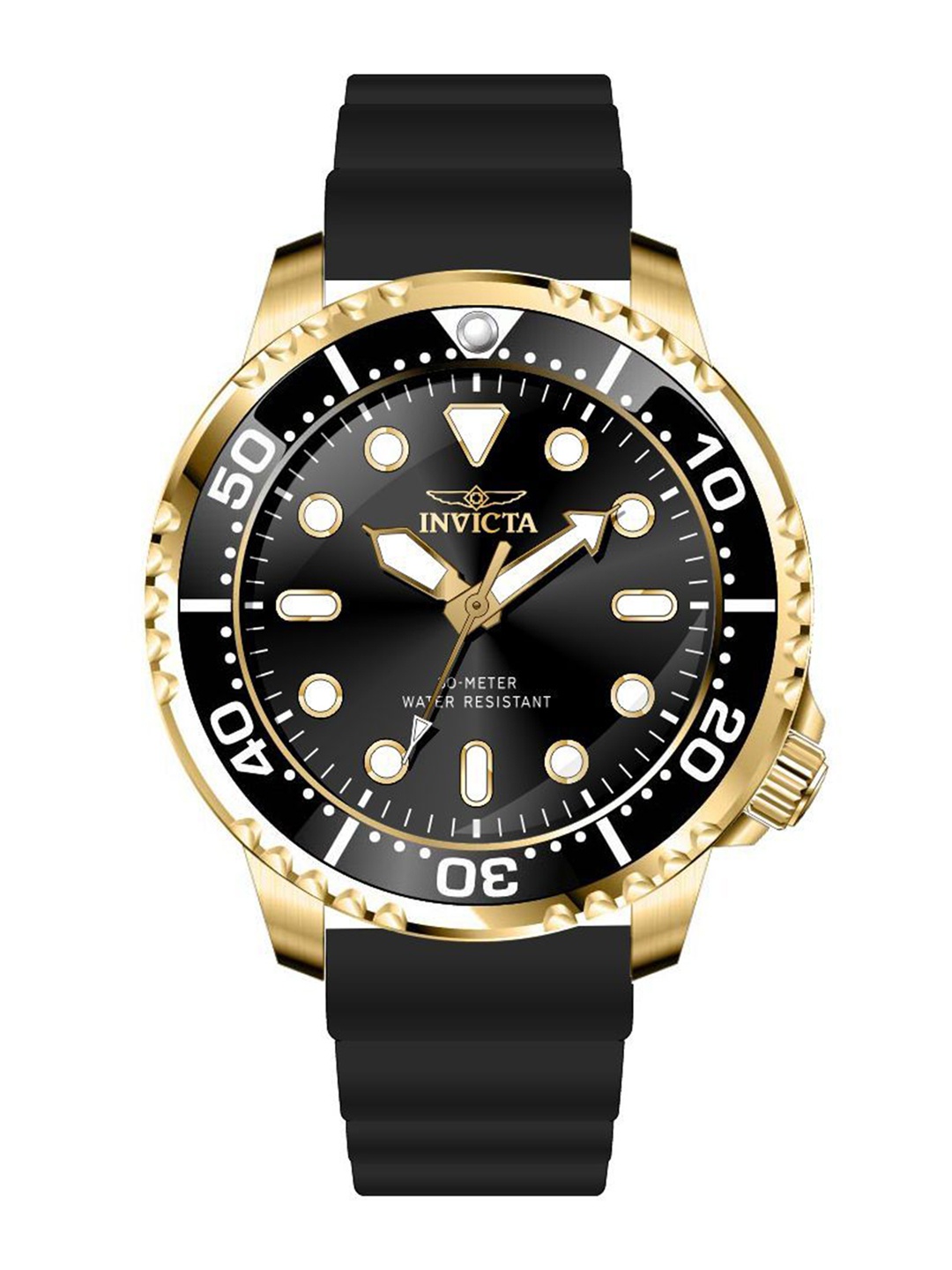 

Invicta Men Pro Diver Dial & Straps Analogue Watch 47226, Black