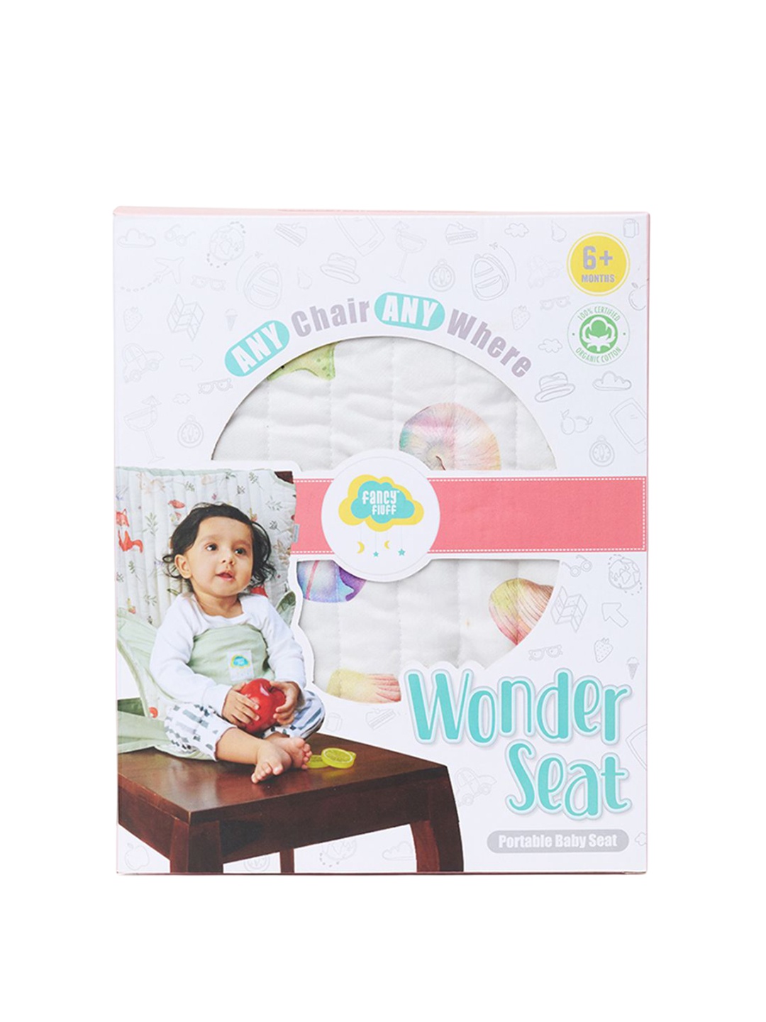 

Fancy Fluff Kid Multicoloured Printed Wonder Seat, Multi