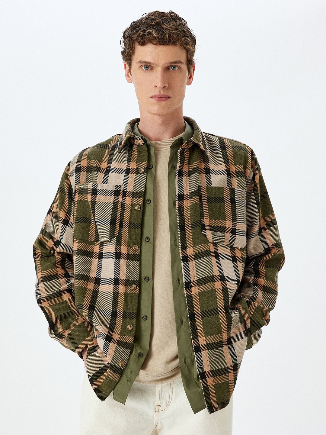 

Koton Men Tartan Checks Opaque Checked Casual Shirt, Multi