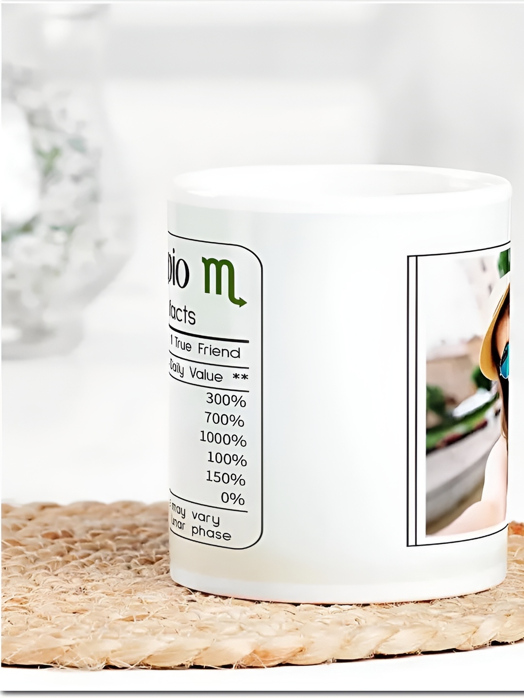 

fnp Multicoloured Printed Ceramic Glossy Mugs Set of Cups and Mugs, White