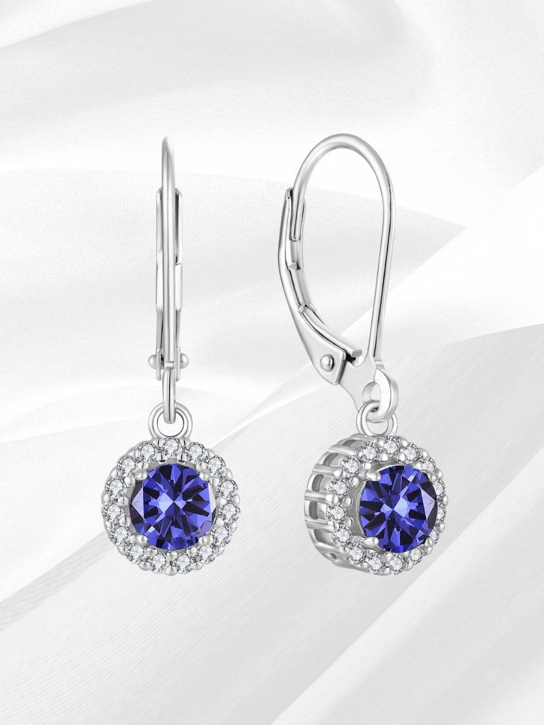 

BRD Jewelry Contemporary Drop Earrings, Blue