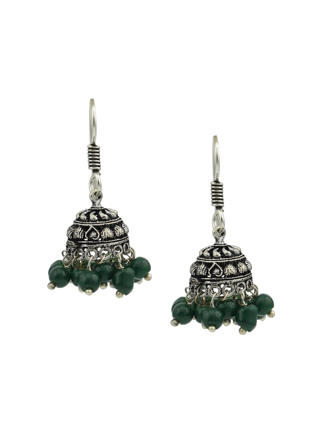 

HIGH TRENDZ Contemporary Drop Earrings, Silver