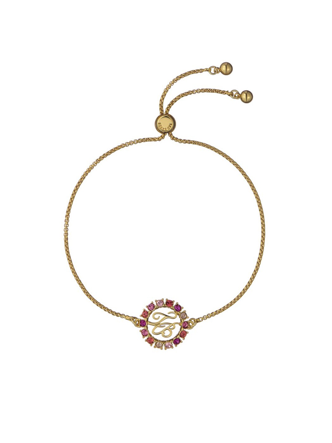 

Ted Baker Women Brass Crystals Wraparound Bracelet, Gold