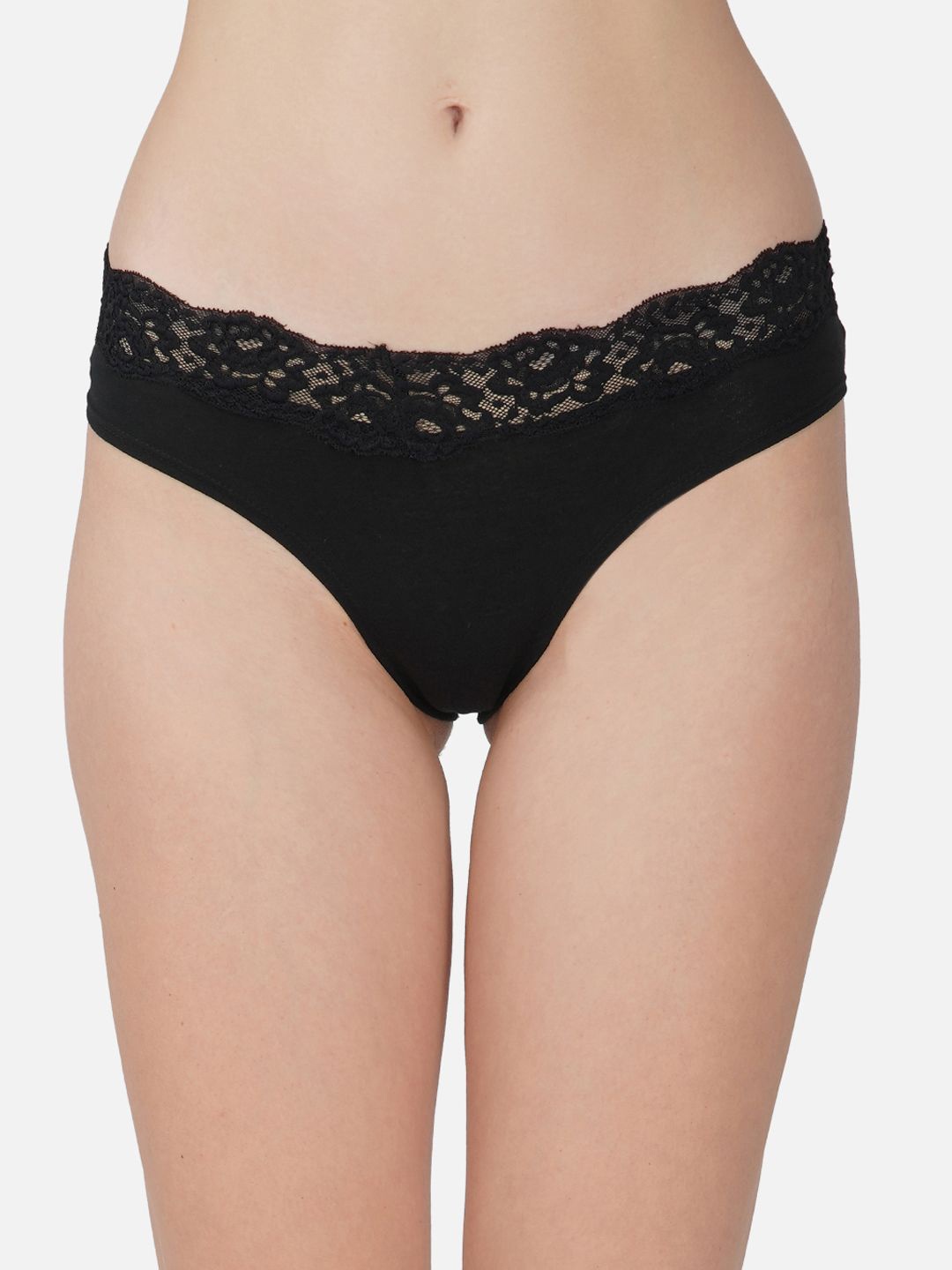 

Carlton London Antimicrobial Modal Bikini Panty, Black
