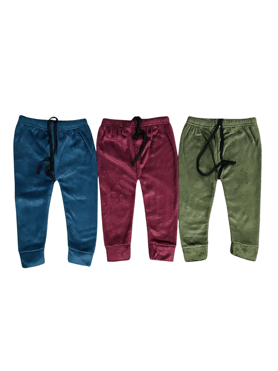 

Mank D Kids Pack Of 3 Relaxed-Fit Mid-Rise Joggers, Navy blue