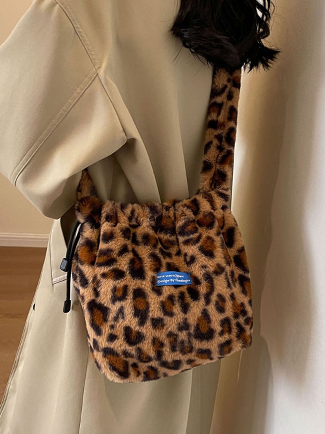 

StyleCast Brown & Black Leopard Printed Crossbody Sling Bag