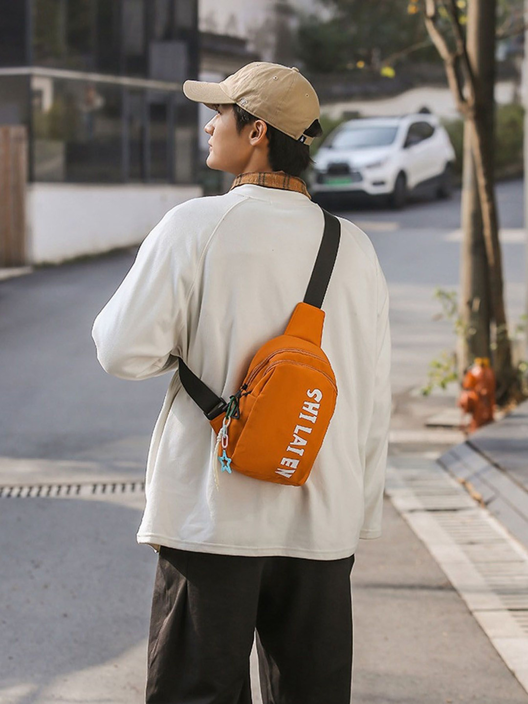 

StyleCast Orange Men Stylish Cross Body Bag