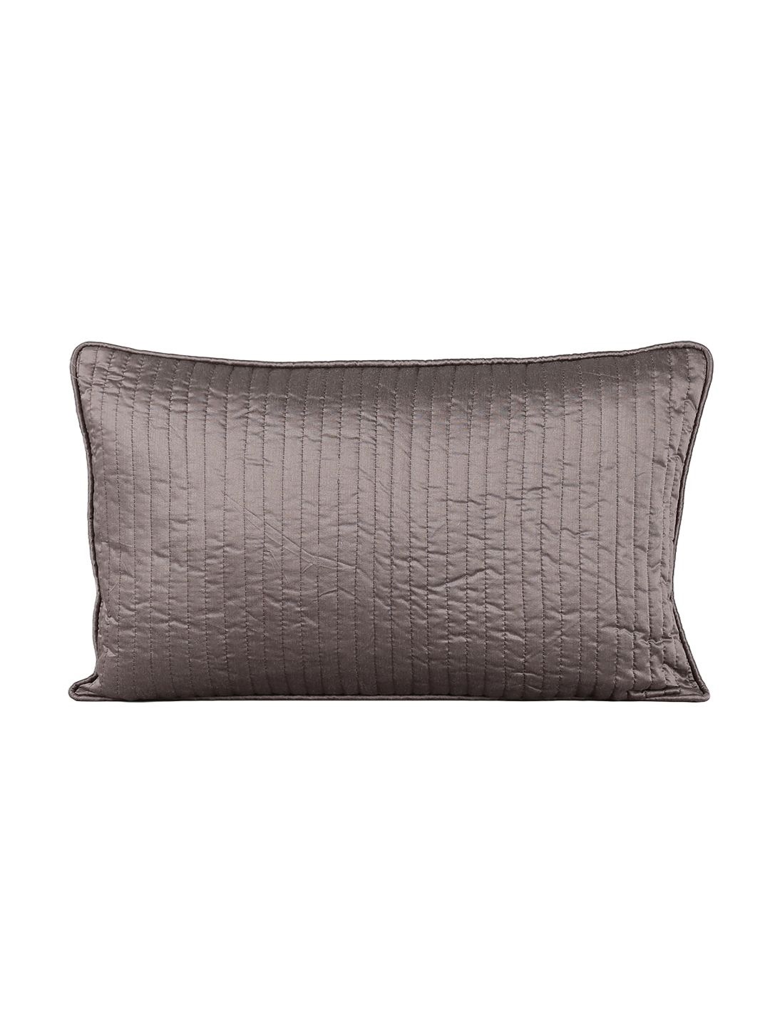 

India Circus by Krsnaa Mehta Burgundy Striped Rectangle Cushion Covers