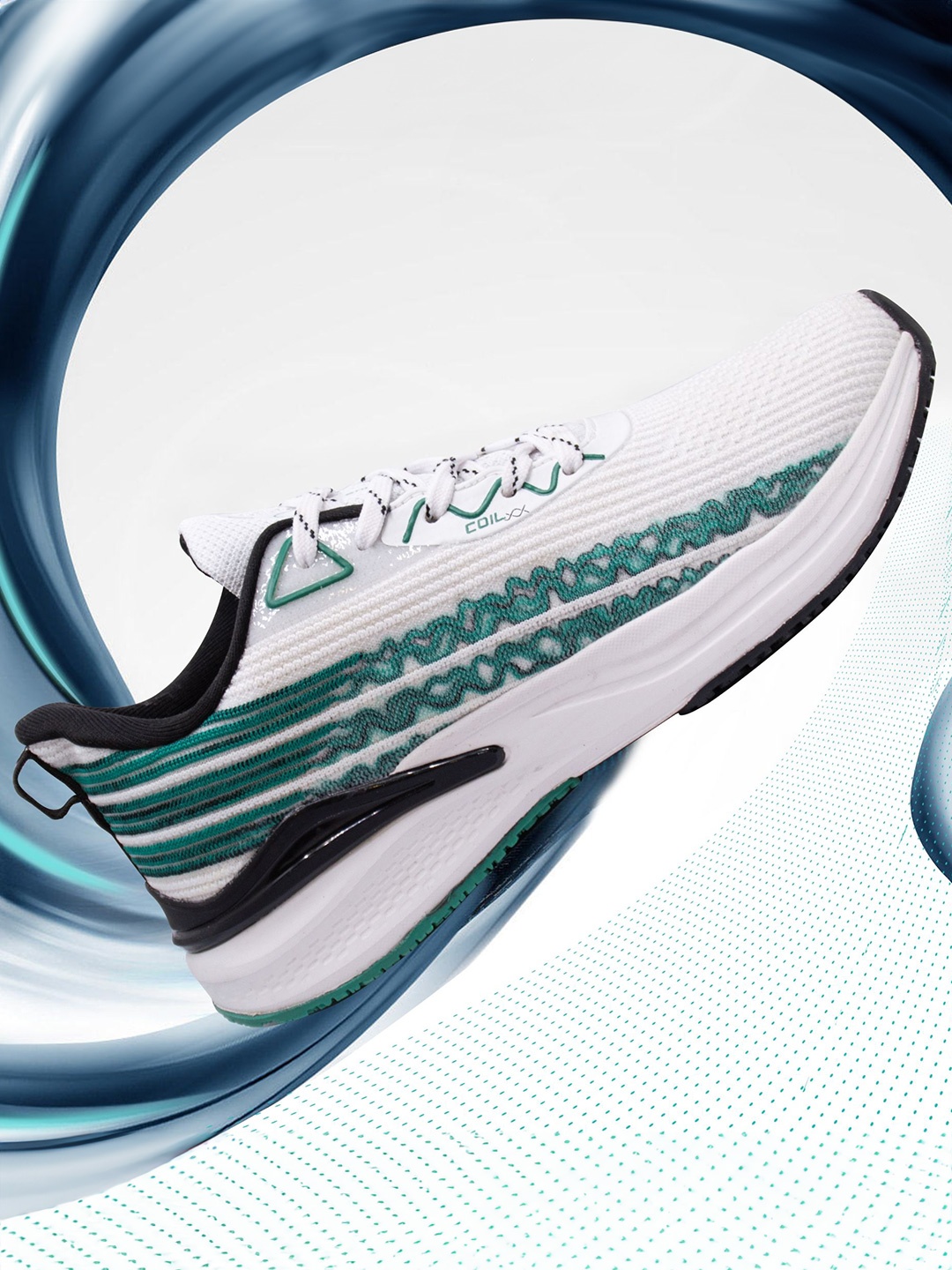 

Columbus Men Mesh Running Non-Marking Shoes, Off white
