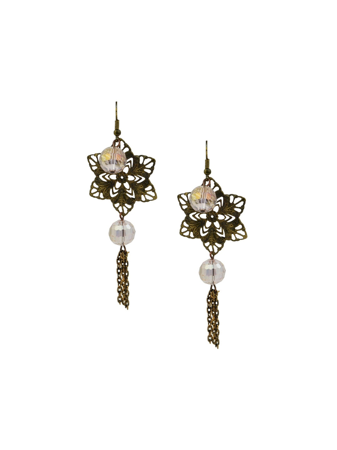 

HIGH TRENDZ Contemporary Drop Earrings, Copper