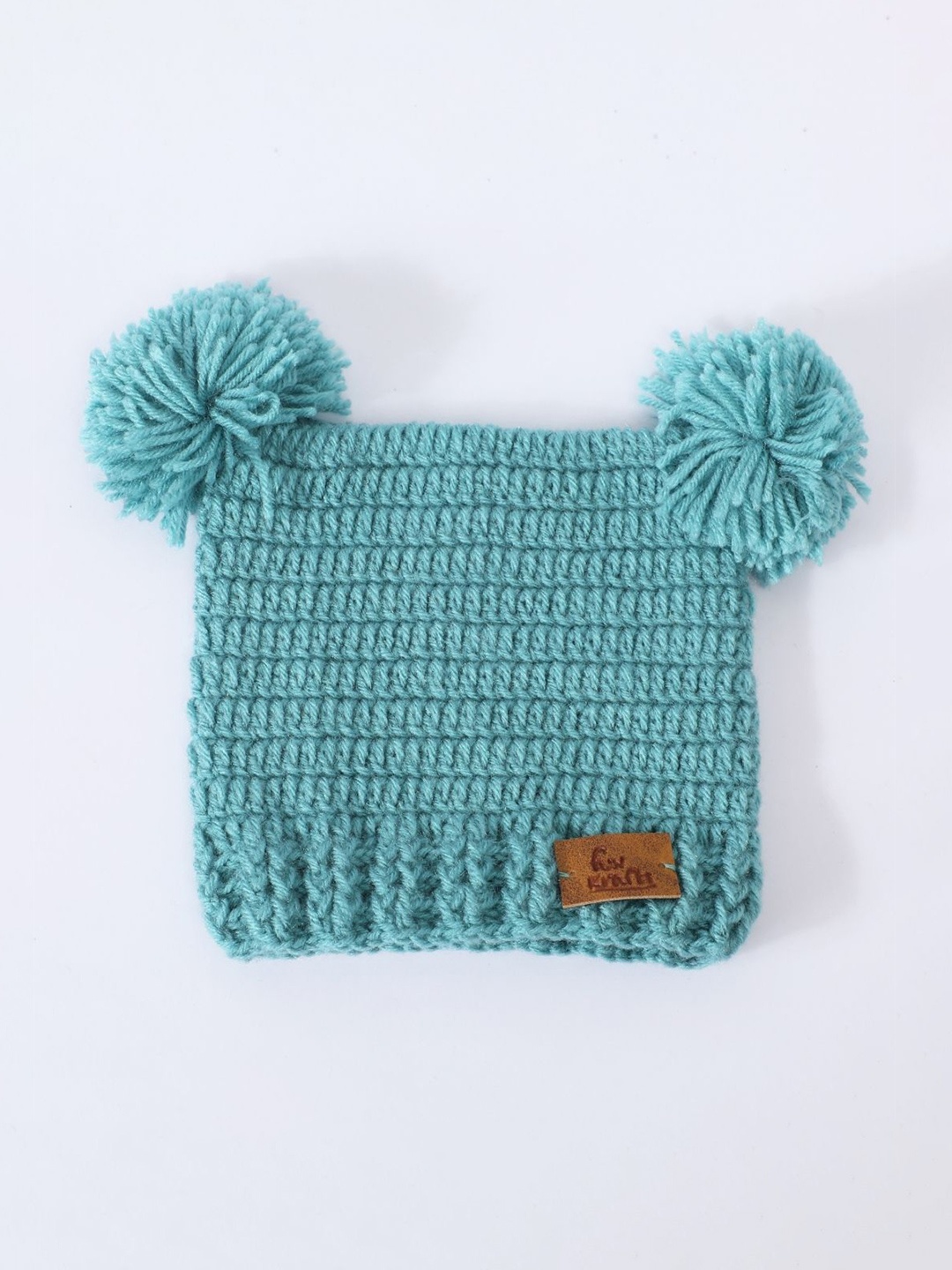 

FUNKRAFTS Kids Woollen Beanie, Blue