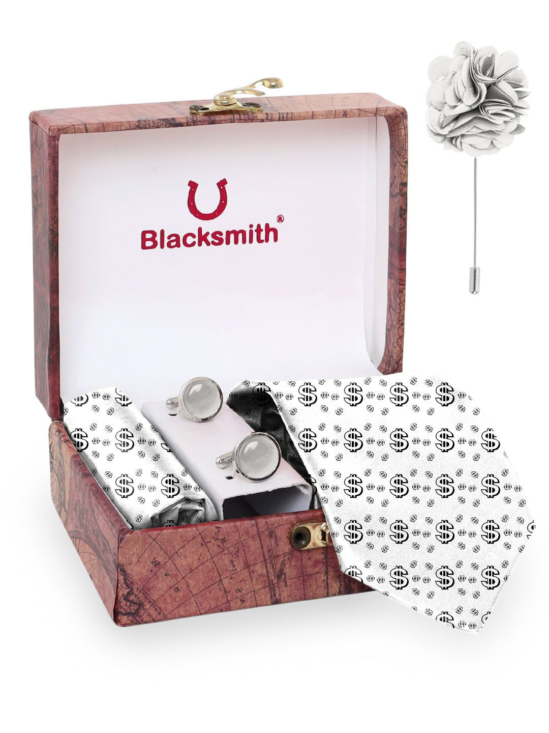 

Blacksmith Men Accessory Gift Set, White