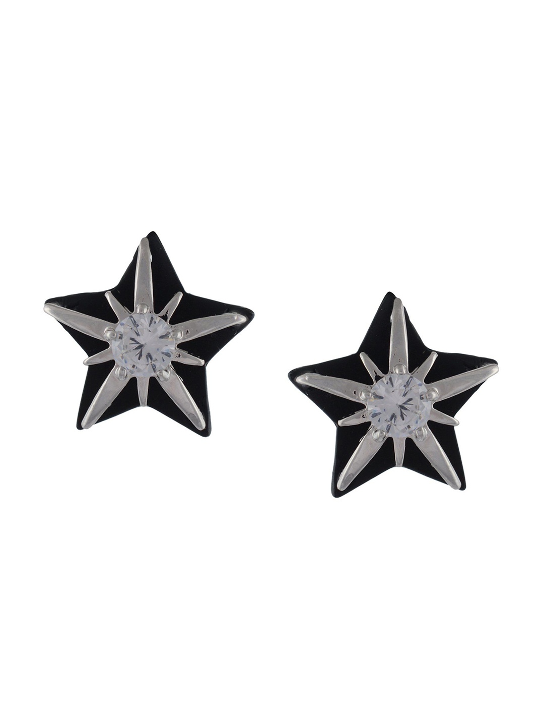 

HIGH TRENDZ Contemporary Drop Earrings, Silver