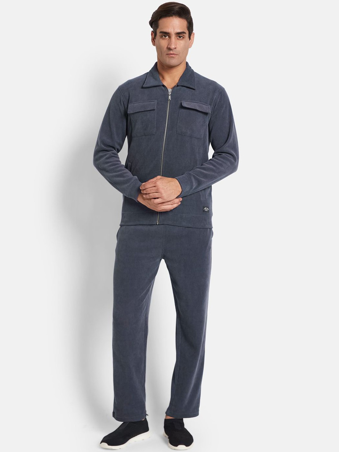 

Octave Men Mid-Rise Tracksuit, Grey