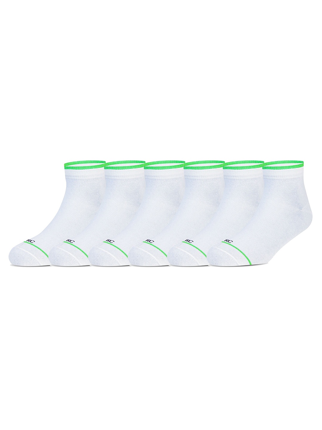 

RC. ROYAL CLASS Women Pack of 6 Ankle Length Socks, White