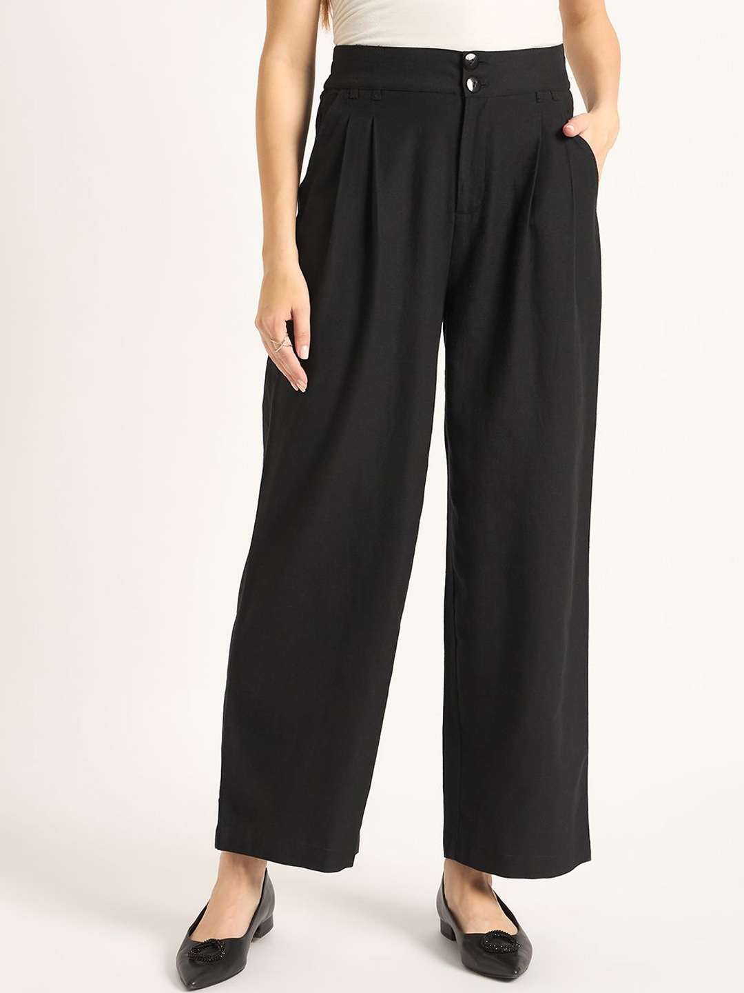 

FEMMELLA Women Original Trousers, Black