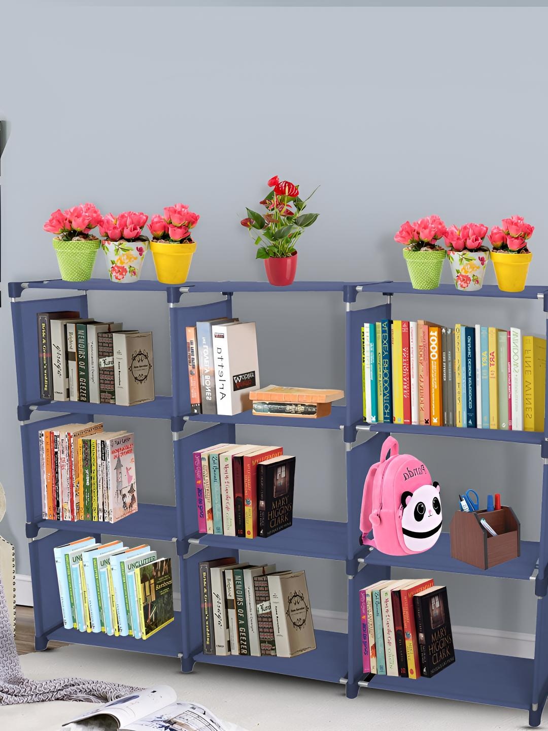 

Decent Hut Blue 12Shelves Open Bookshelf
