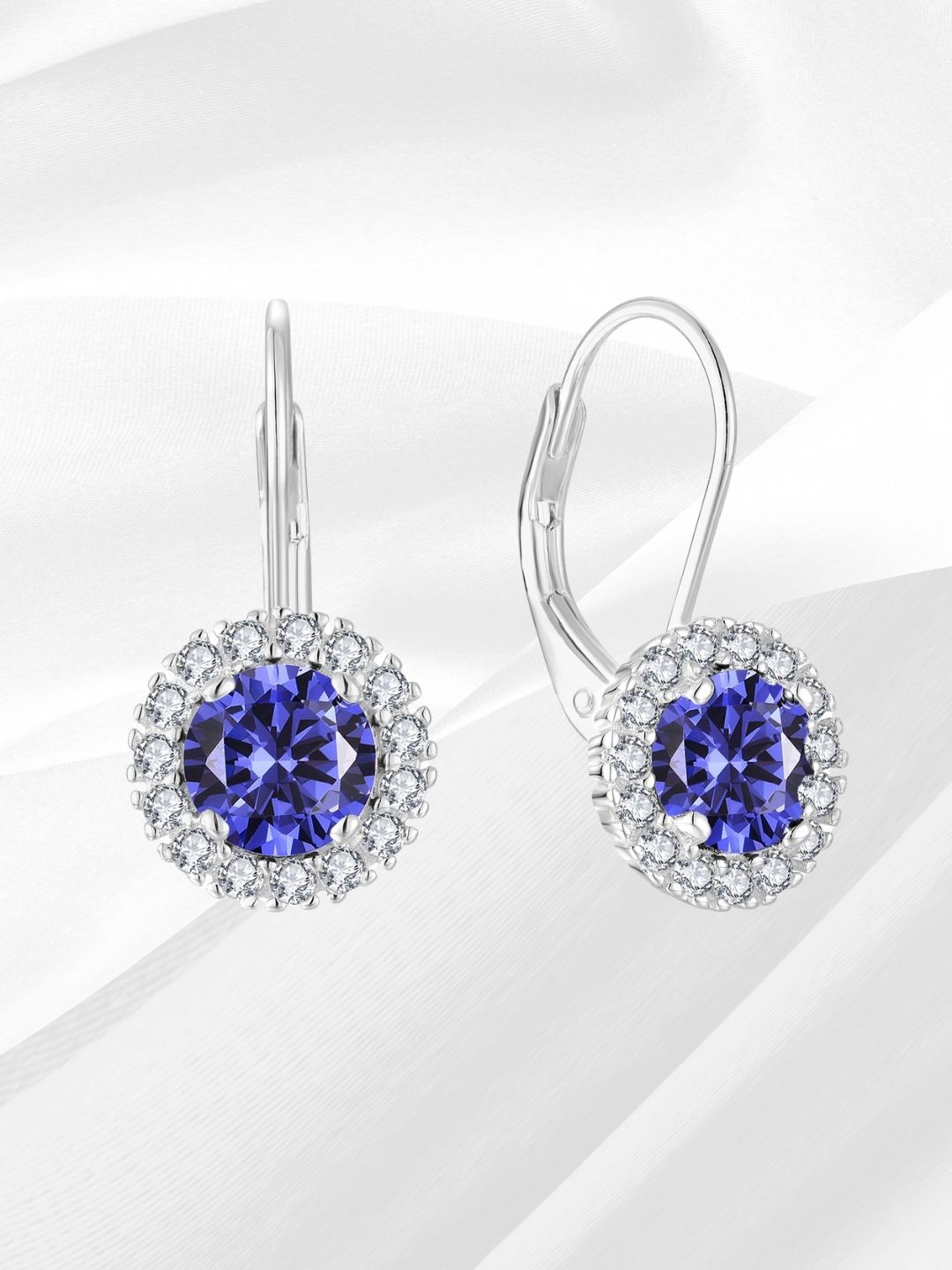 

BRD Jewelry Contemporary Drop Earrings, Blue