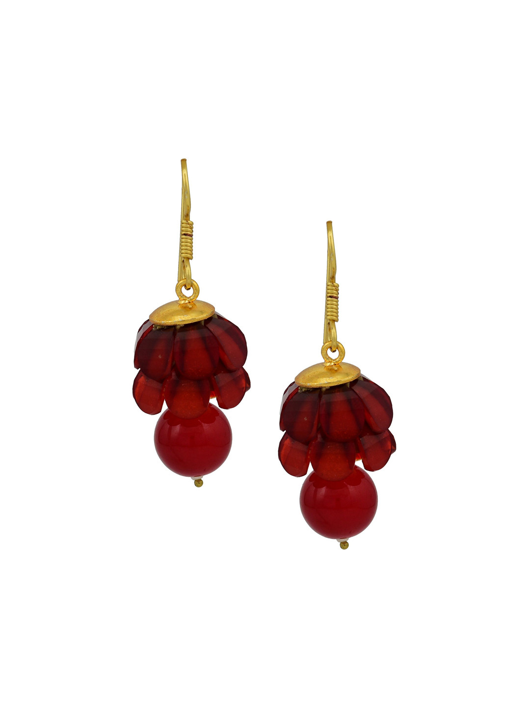 

HIGH TRENDZ Contemporary Drop Earrings, Gold