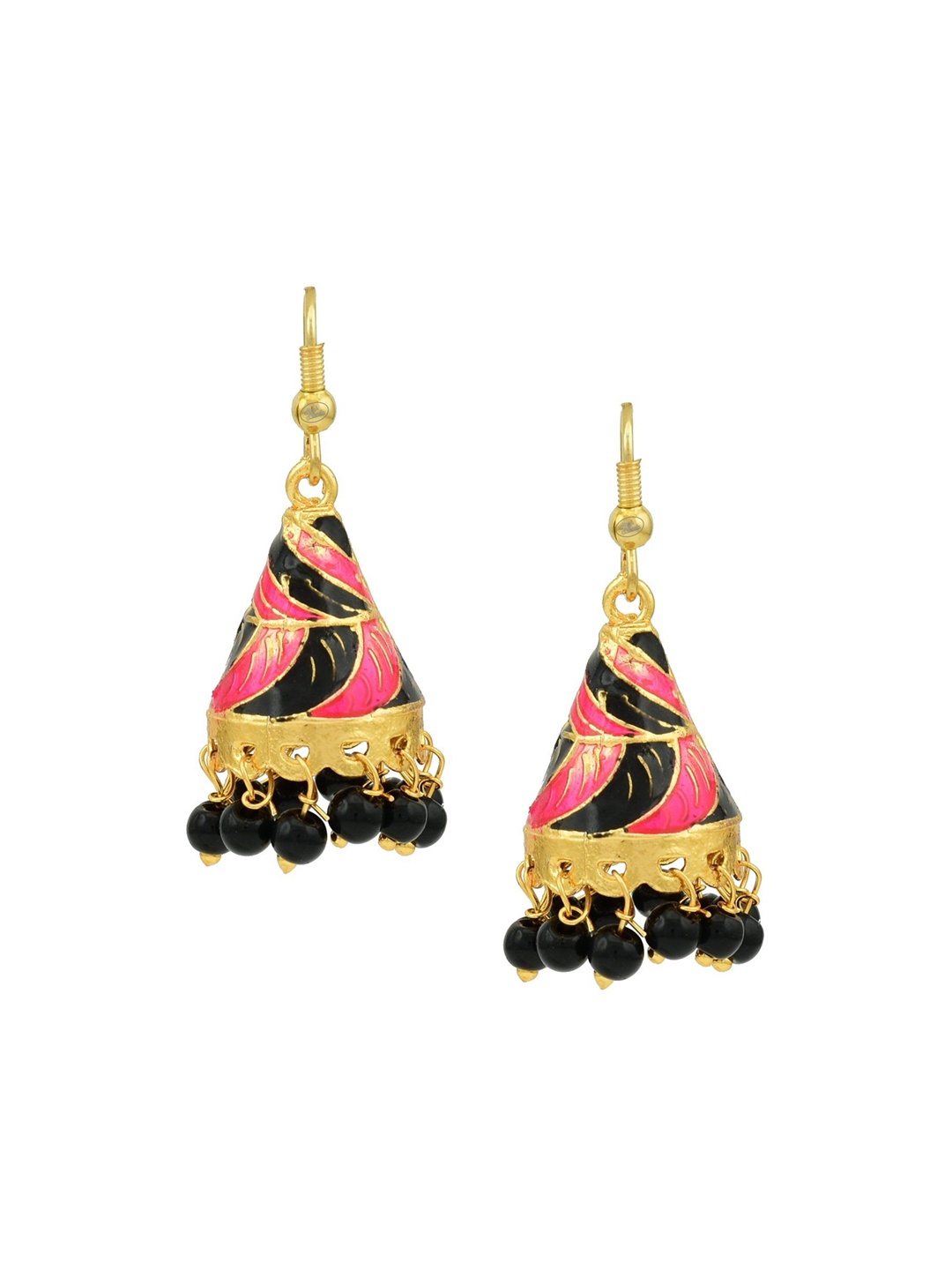 

HIGH TRENDZ Contemporary Drop Earrings, Gold