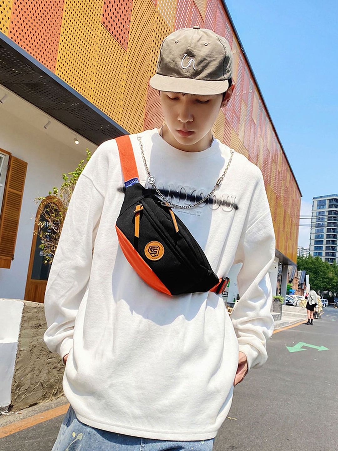 

StyleCast Checked Fanny Pack, Na