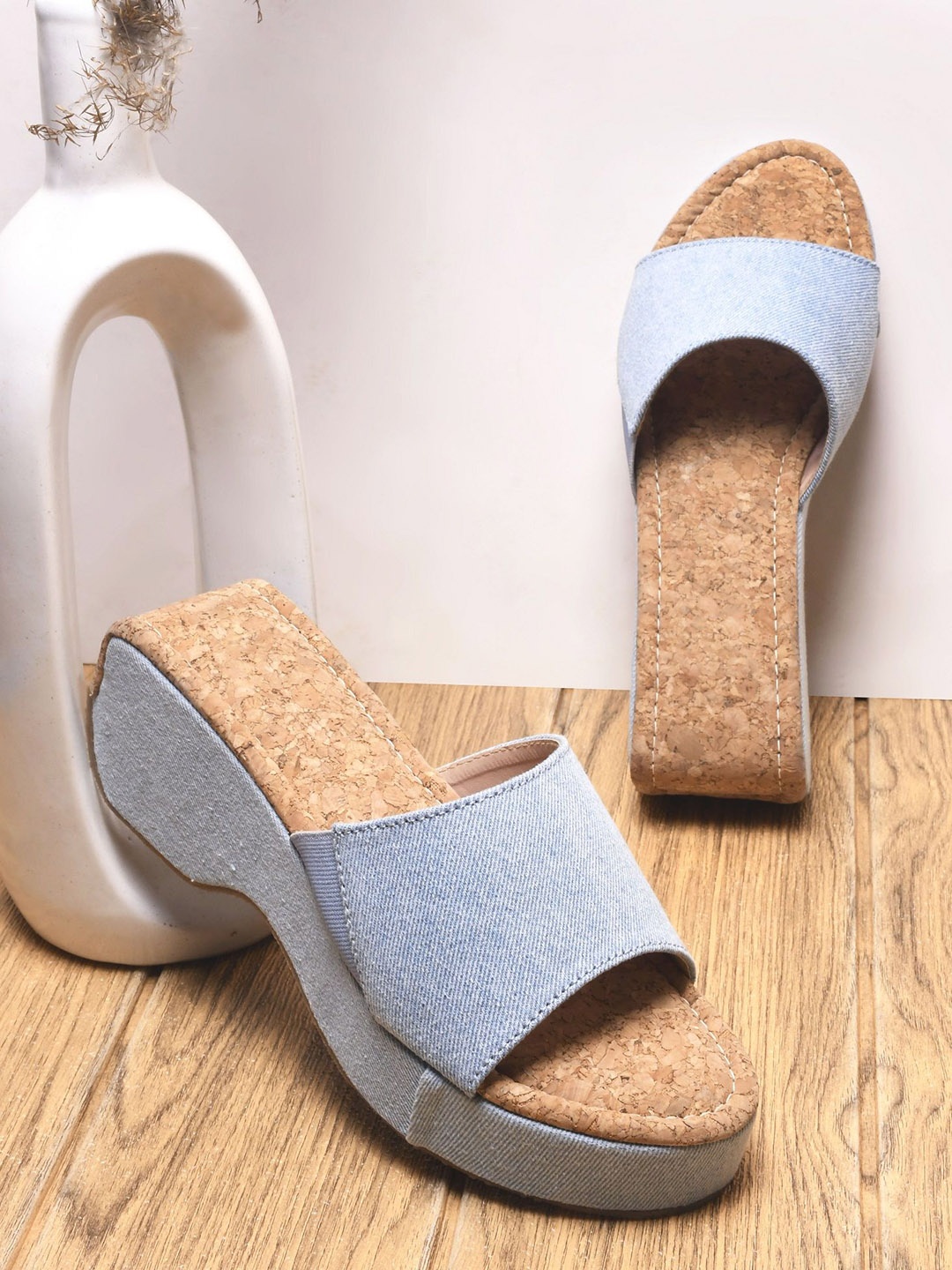 

Try Me Ethnic Platform Sandals, Blue