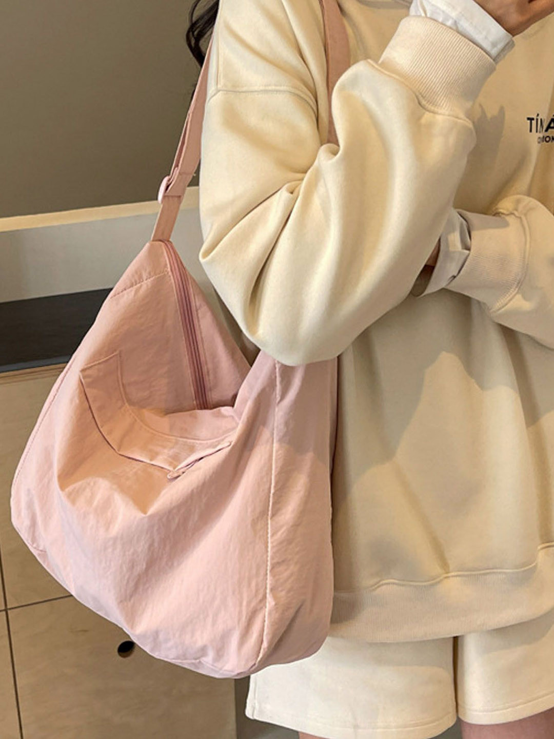 

StyleCast Pink Structured Shoulder Bag