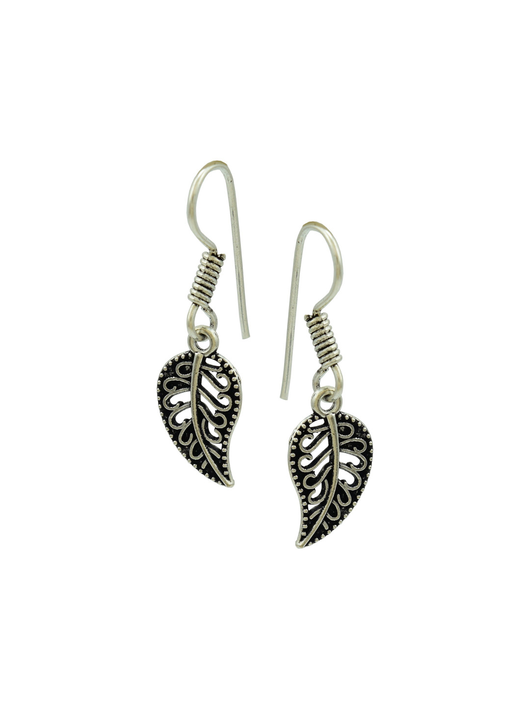 

HIGH TRENDZ Contemporary Drop Earrings, Silver