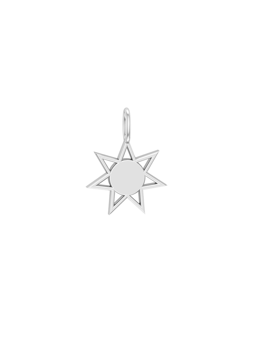 

Raf the label Rhodium-Plated Star Shaped Pendants, Silver