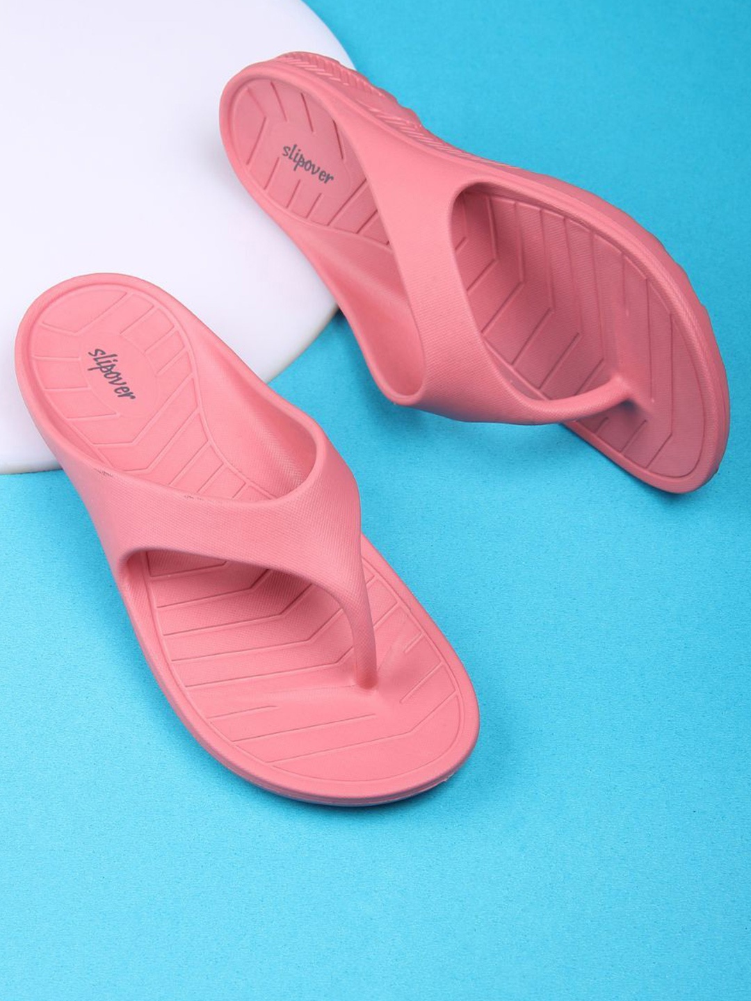 

Slipover Women Thong Flip-Flops, Pink