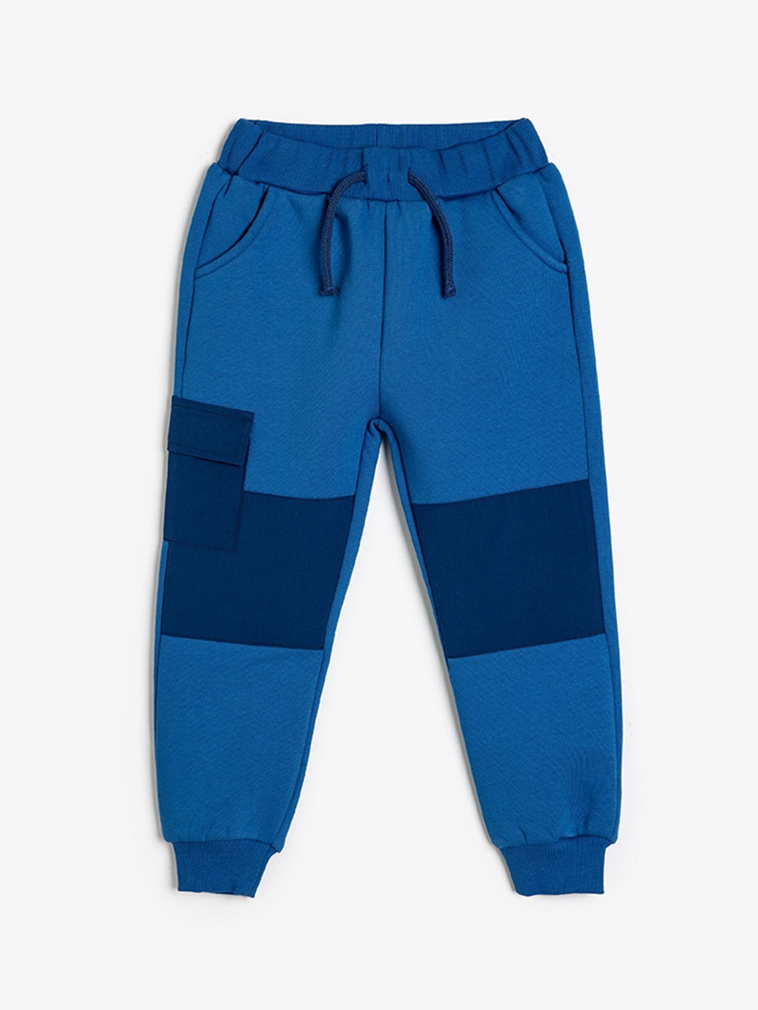 

Koton Boys Colourblocked Joggers, Blue