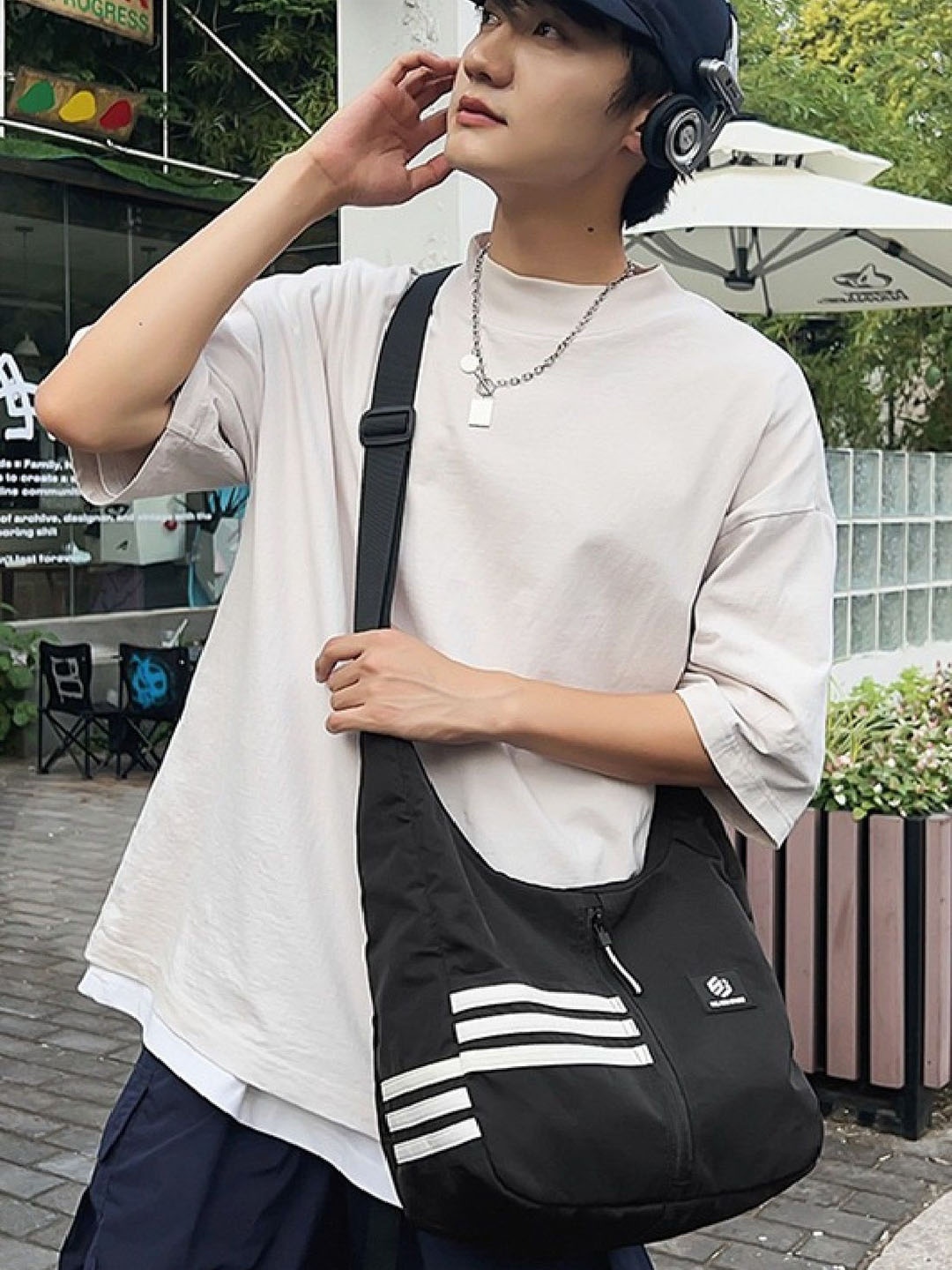 

StyleCast Checked Structured Handheld Bag with, Na