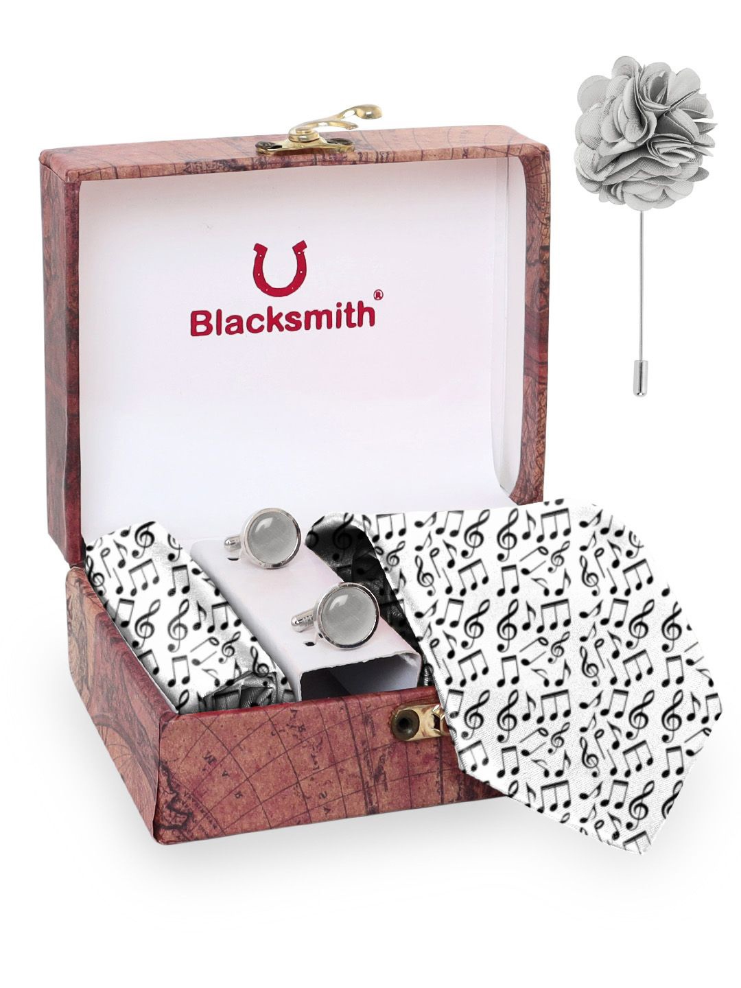 

Blacksmith Men Accessory Gift Set, White