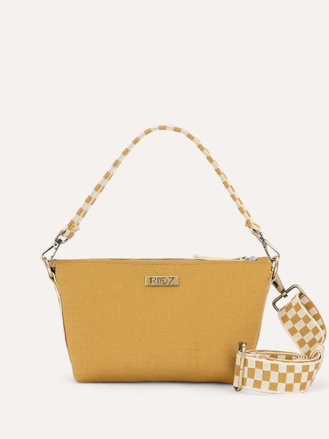 

Rioz Oversized Bucket Hobo Bag with Tasselled, Mustard