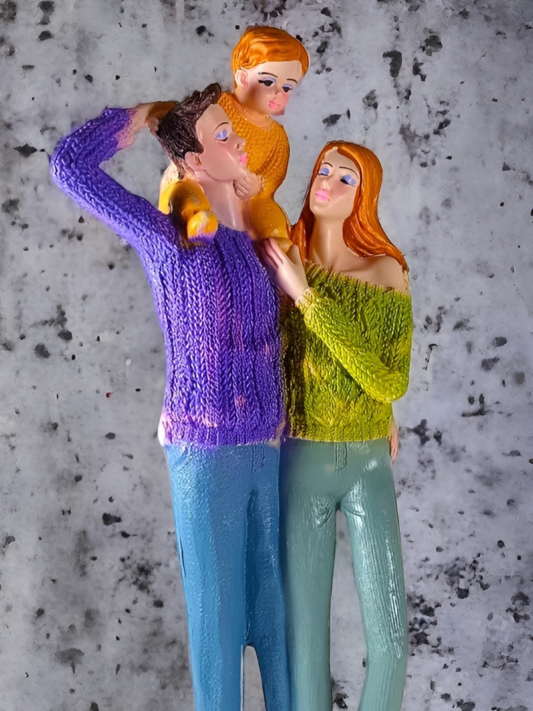 

Vrinban International Multicoloured Figurine Showpiece, Blue