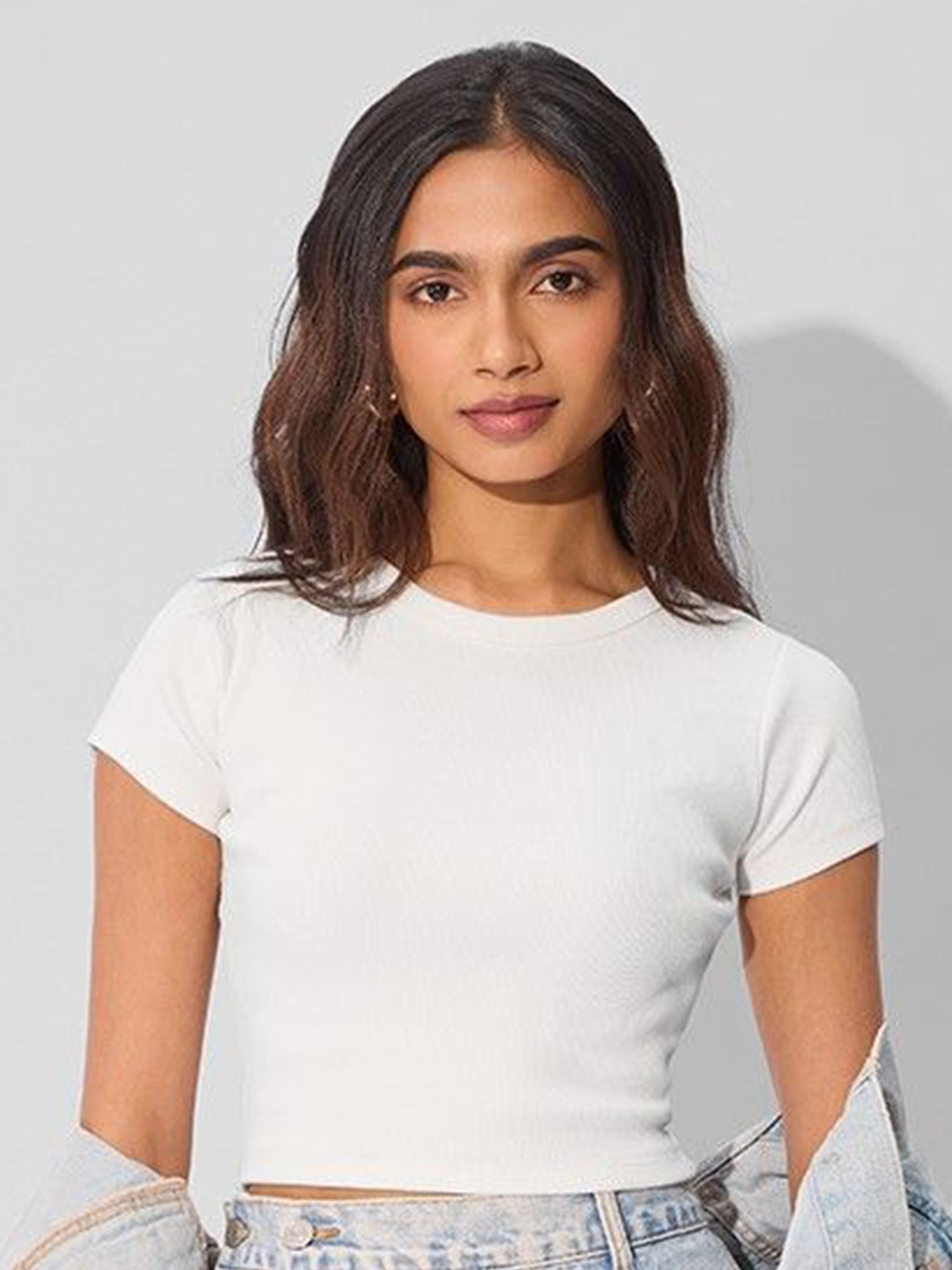 

The Souled Store Women Crop Top, White