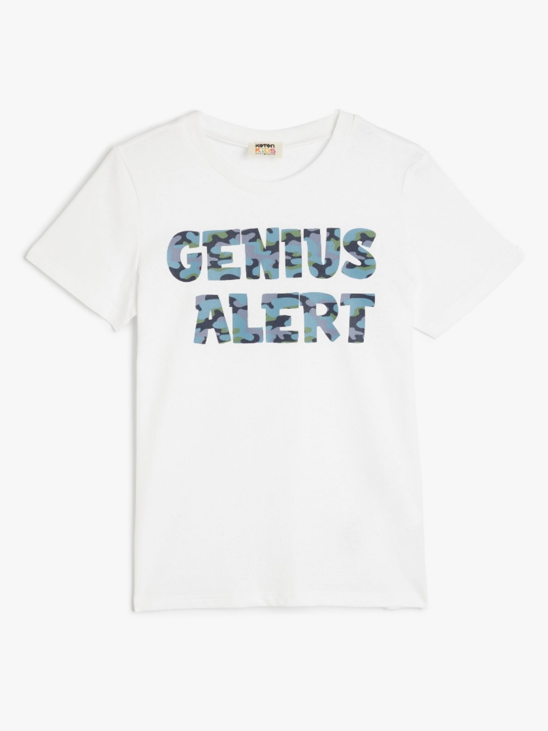 

Koton Boys Typography Printed T-shirt, White