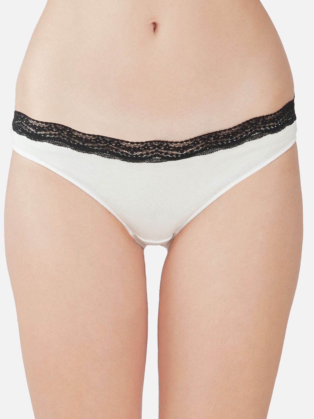 

Carlton London Antimicrobial Modal Low Rise Bikini Panty, White