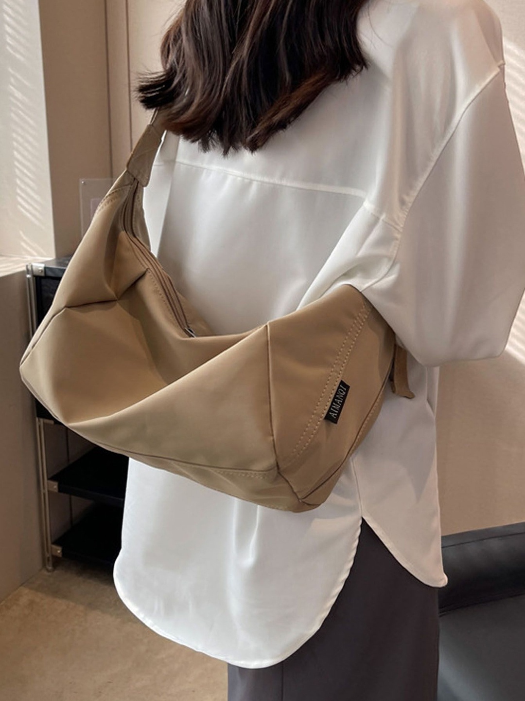 

StyleCast Khaki Casual Stylish Crossbody Bag