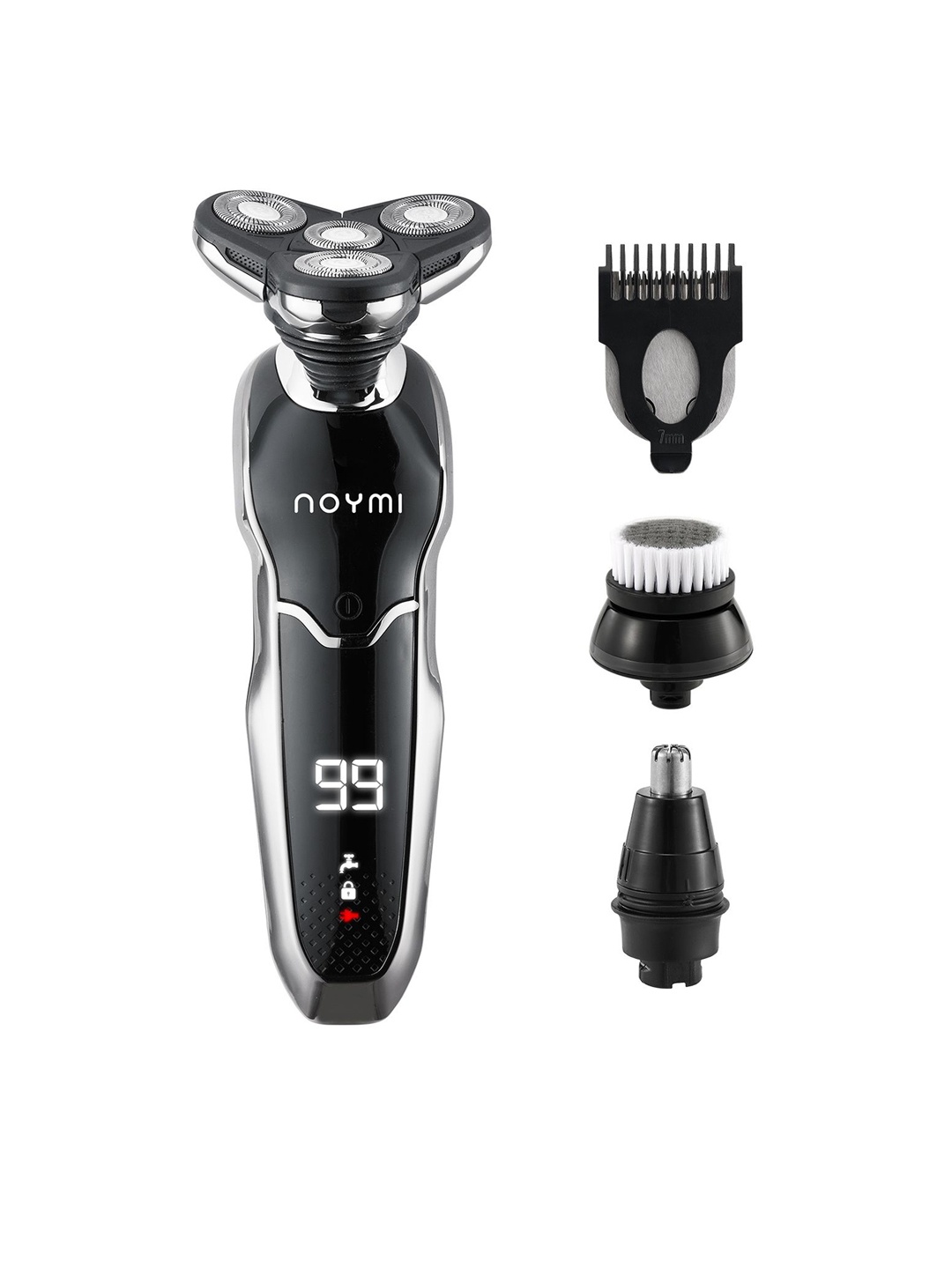 

NOYMI Cordless Waterproof 4 In 1 Shaver ET-179, Black